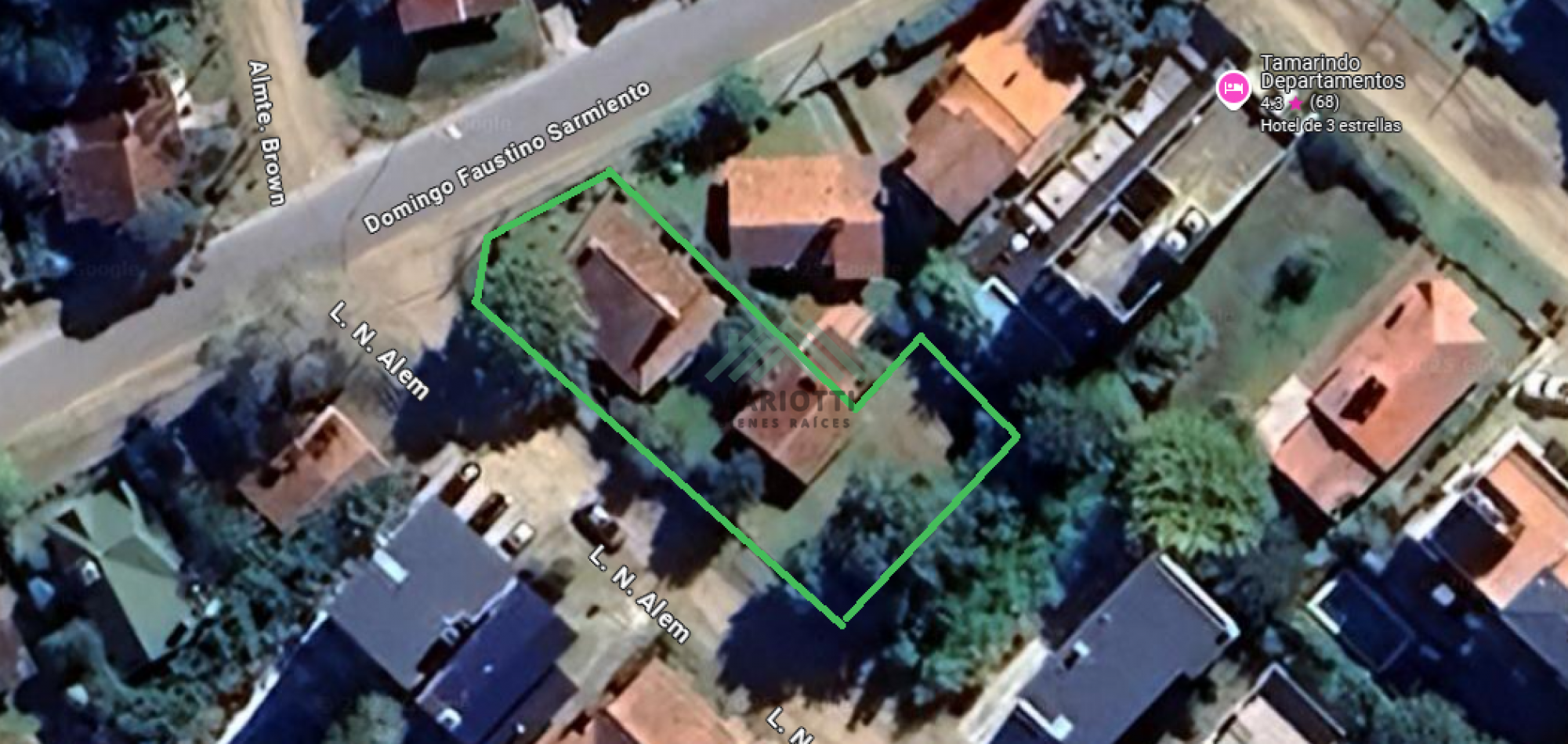 EN VENTA - MAR DE OSTENDE - DOS LOTES MULTIFAMILIARES UNIFICADOS 