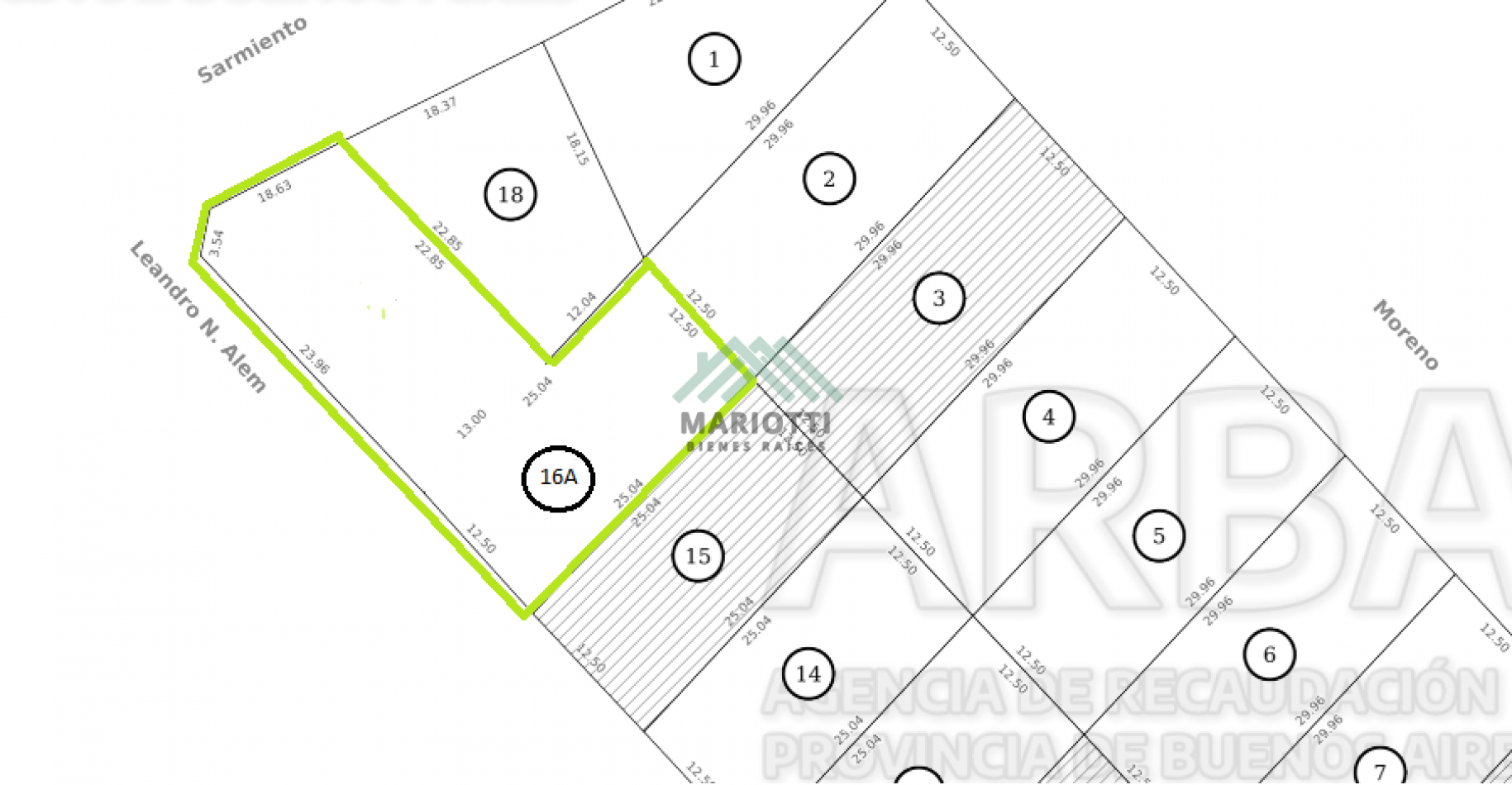 EN VENTA - MAR DE OSTENDE - DOS LOTES MULTIFAMILIARES UNIFICADOS 