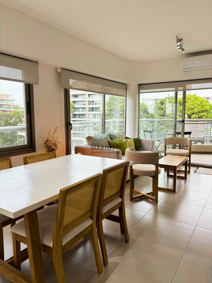 EN VENTA - PINAMAR - BUNGE- DEPARTAMENTO 3 AMBIENTES 86m2 CON PARRILLA