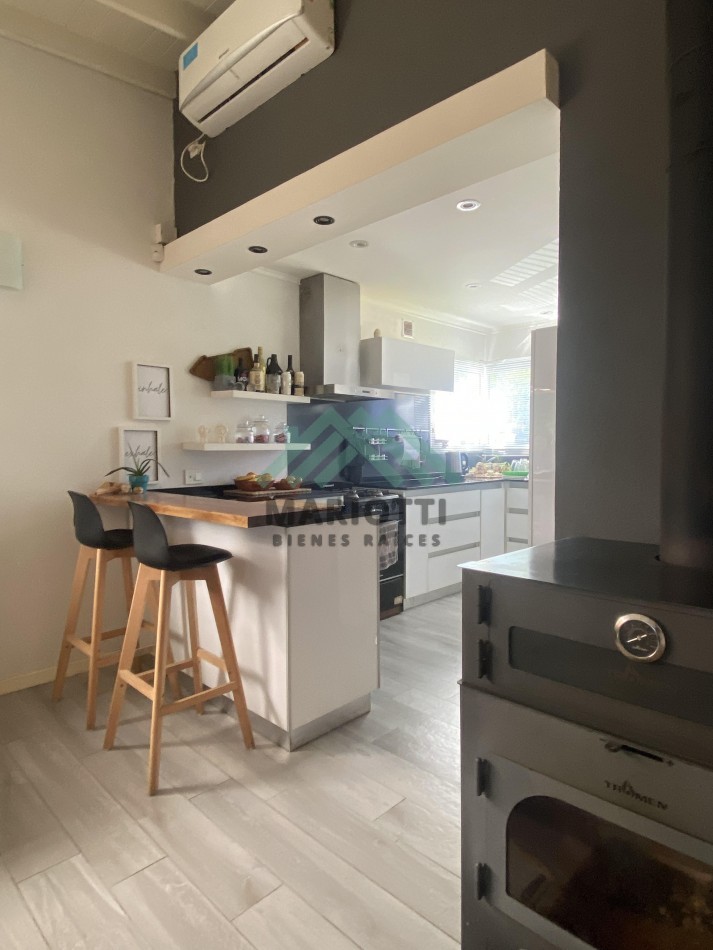 2027 - EN ALQUILER - MAR DE OSTENDE - CASA PARA 5 PERSONAS CON PILETA A 400M DEL MAR